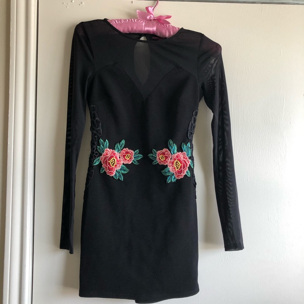Material Girl Black Bodycon Dress
